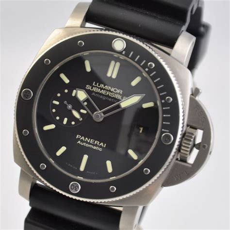 panerai luminor submersible 1950 47mm rubber pam00389 art.nr 6326|Panerai PAM00389 : Luminor Submersible 1950 Amagnetic 3 .